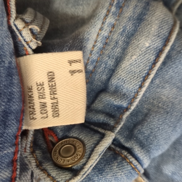 Eunina Frankie lowrise girlfriend jeans size 11 - Picture 4 of 5